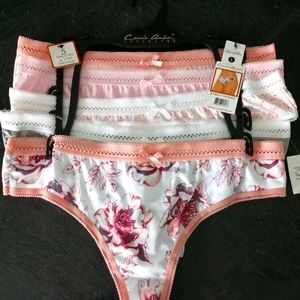 Set of 5 smooth and soft thongs